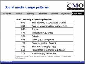 CMO Social Media Survey